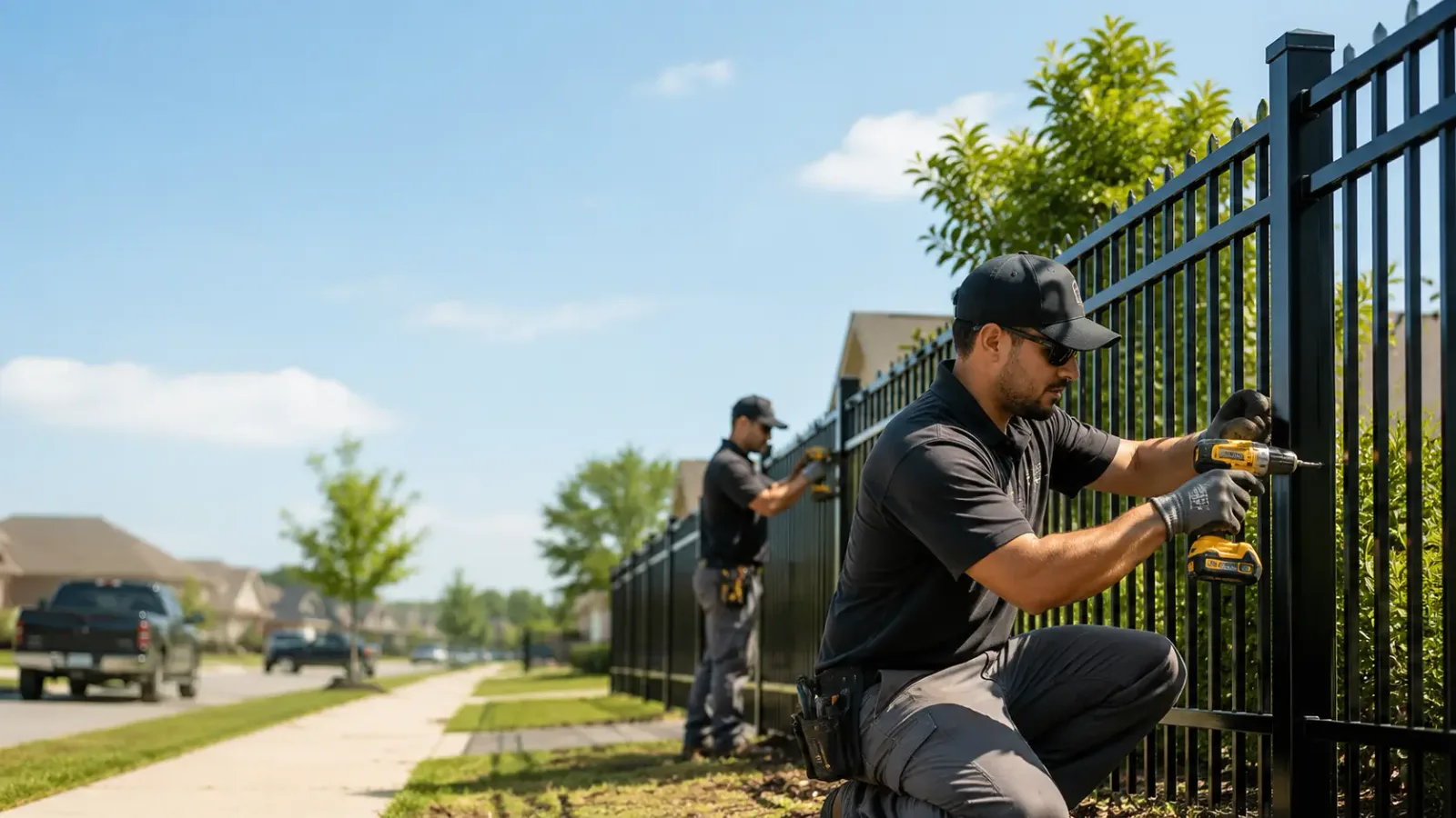 Metal Fence Installation in Richardson, TX